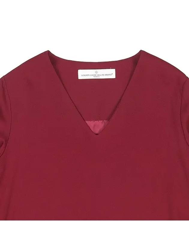 Smith Market Used Luxury Goods Burgundy Tee Women s Clothing - GOLDEN GOOSE - BALAAN 2