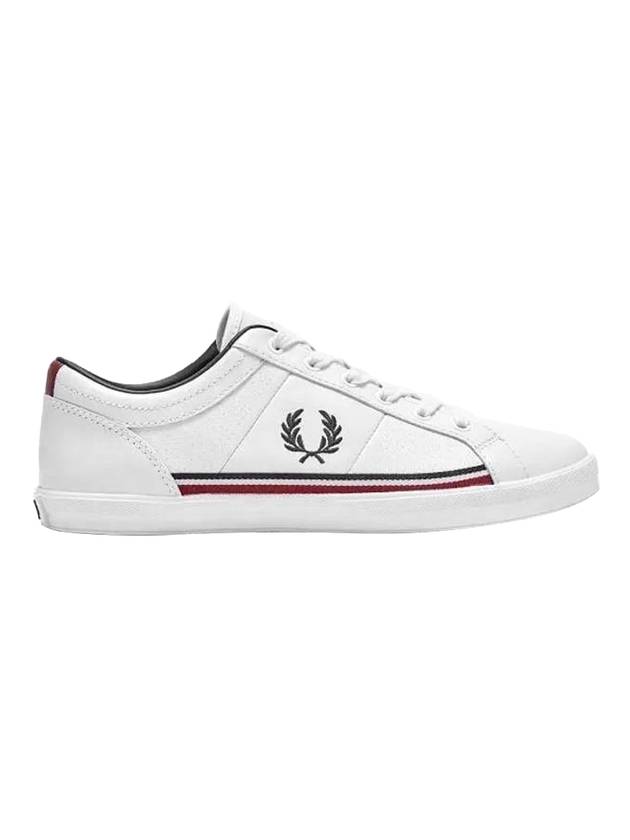 Baseline Puff Leather Low Top Sneakers White - FRED PERRY - BALAAN 1