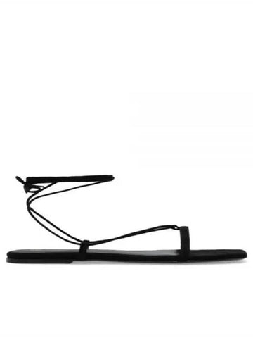 24 The Suede Tie Sandal 242 WAS2053 LE0012 001 - TOTEME - BALAAN 1