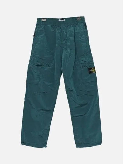 Nylon Metal Econyl Regenerated Cargo Straight Pants Blue - STONE ISLAND - BALAAN 2