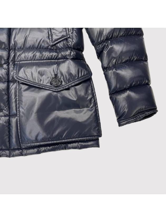 Cluny Glossy Padding Navy - MONCLER - BALAAN 7