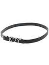 Y Buckle Silver Belt Black - Y/PROJECT - BALAAN.