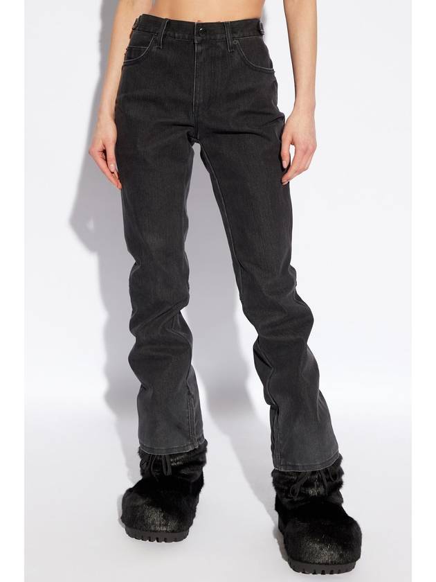 Denim Straight Pants 777211TPW598195 WASHED BLACK RING - BALENCIAGA - BALAAN 4