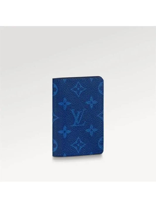 Men's Pocket Organizer Card Wallet Blue - LOUIS VUITTON - BALAAN 2