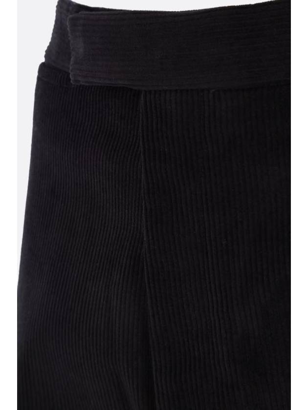 Men's Corduroy Straight Pants Black - THOM BROWNE - BALAAN 4