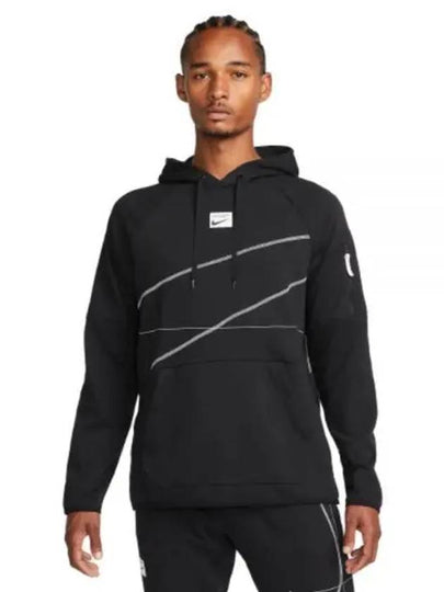 Men's Dri-Fit Fleece Pullover Fitness Hoodie Black - NIKE - BALAAN 2