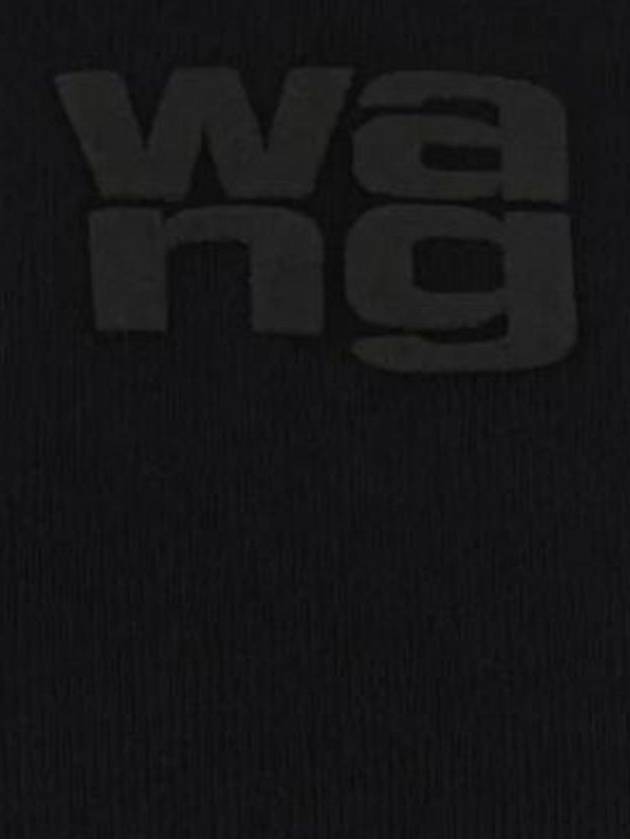 Logo Print Hoodie Black - ALEXANDER WANG - BALAAN 4