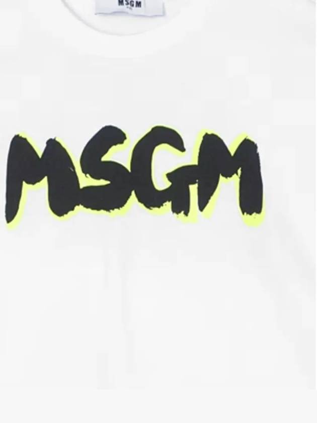 Kids Logo Printing T Shirt S4MSJBTH224 001 - MSGM - BALAAN 4