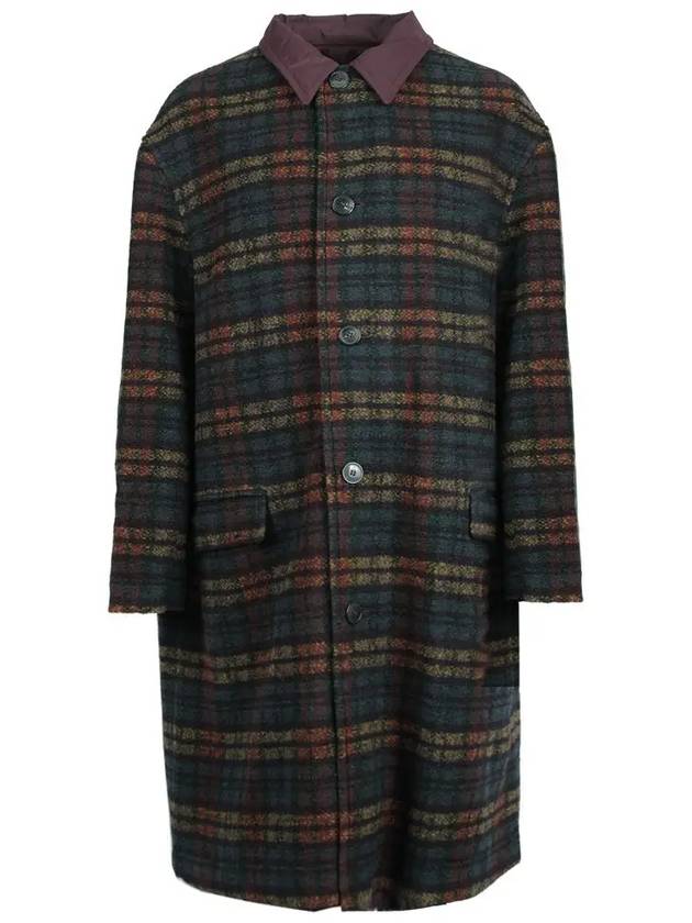 Men's Kinston Check Reversible Single Coat Black - ISABEL MARANT - BALAAN 2