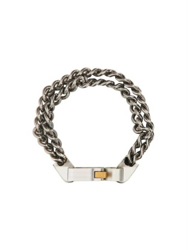 Roller Coaster Double Chain Bracelet Silver - 1017 ALYX 9SM - BALAAN 3