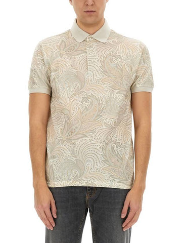 POLO SHIRT WITH PRINT - ETRO - BALAAN 1