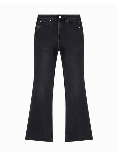 Jeans Flare Fit Denim Jeans Black - CALVIN KLEIN - BALAAN 1