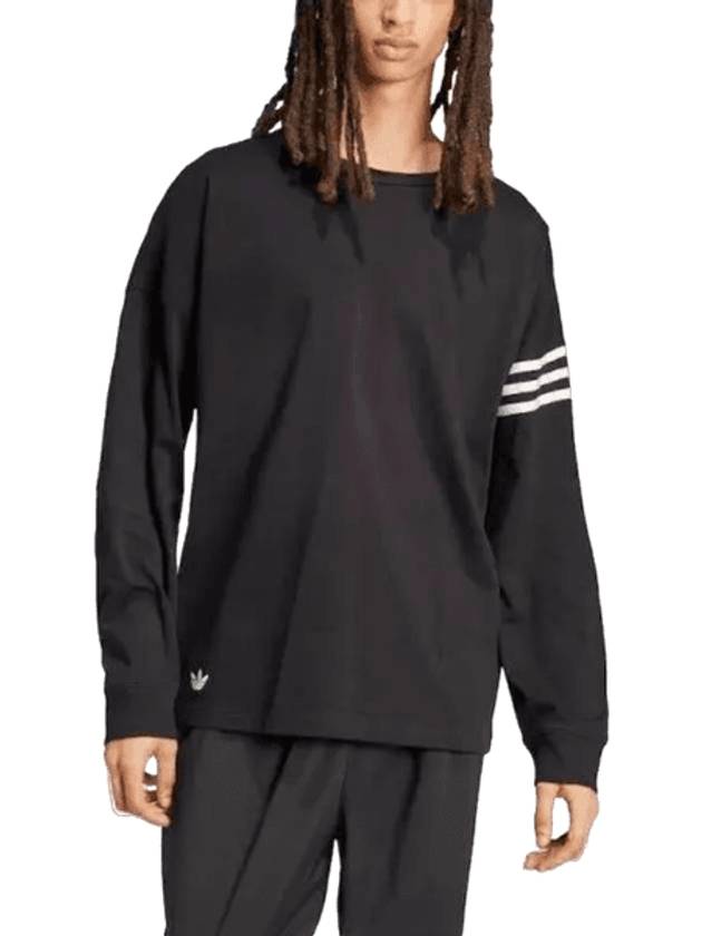 adidas Neuclassics Long Sleeve Tee Black IW0978 - ADIDAS - BALAAN 1