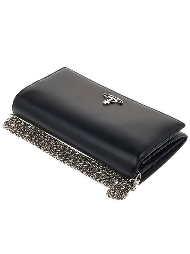 Jordan Chain Long Wallet Black - VIVIENNE WESTWOOD - BALAAN 5