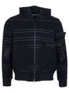 Men's Wappen Patch Zip-up Jacket Navy - STONE ISLAND - BALAAN 4