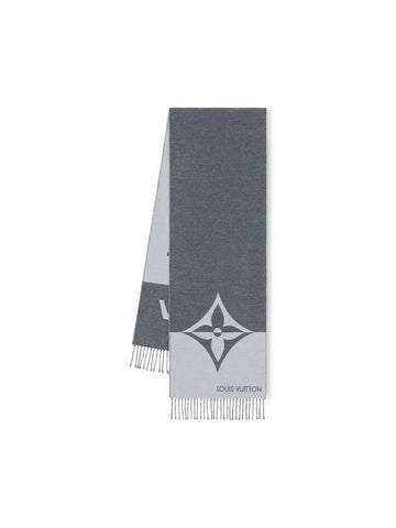 Graphic Dual Scarf Grey - LOUIS VUITTON - BALAAN 1