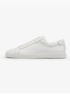 Men's Andy Leather Low Top Sneakers White - SAINT LAURENT - BALAAN 2