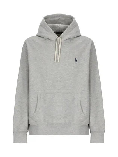 Embroidered Logo Pony Hoodie Grey - POLO RALPH LAUREN - BALAAN 2