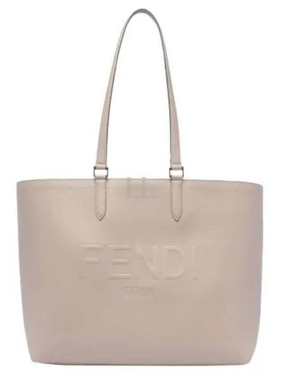 Roma Leather Tote Bag Beige - FENDI - BALAAN 2