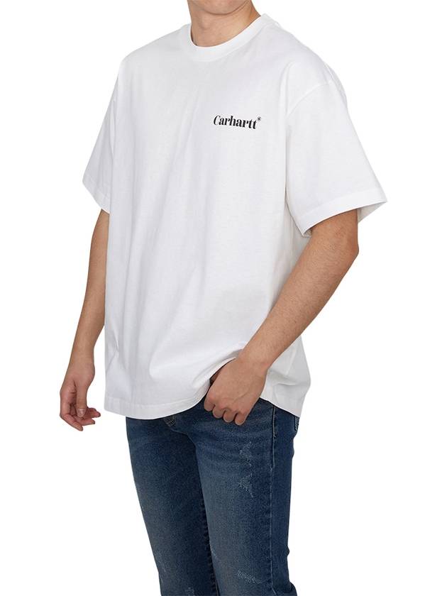 Fold Duck Short Sleeve T-Shirt White - CARHARTT WIP - BALAAN 5