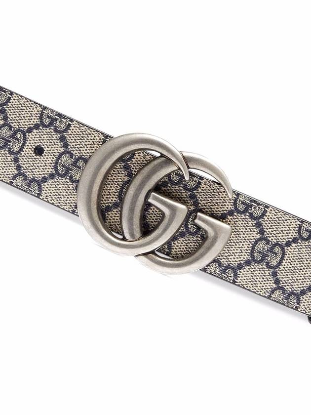 GG Marmont Reversible Leather Belt Beige - GUCCI - BALAAN 5