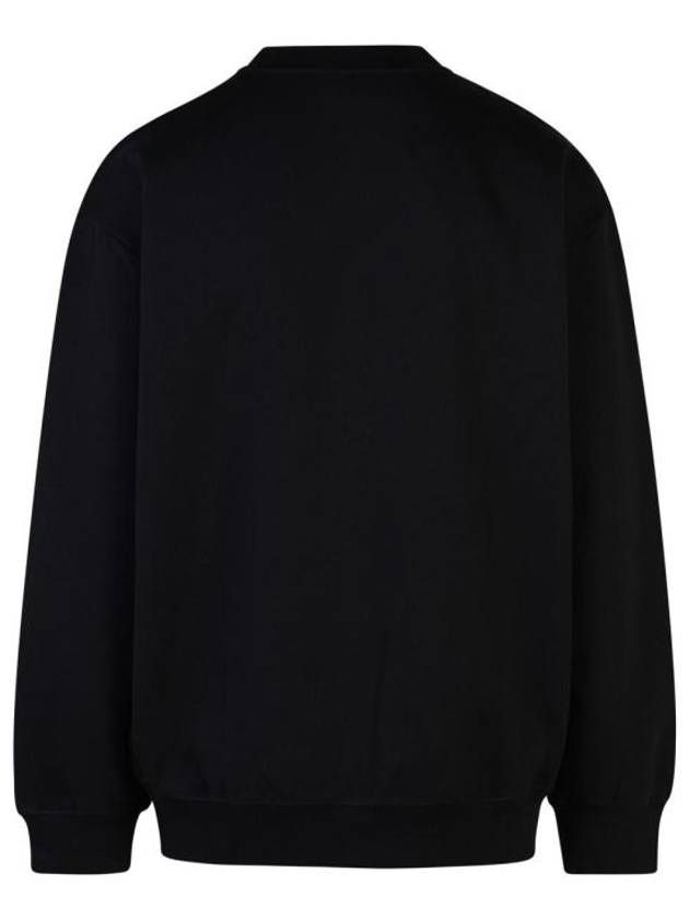 Logo Cotton Sweatshirt Black - A.P.C. - BALAAN 4