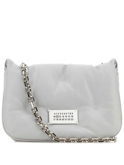 Glam Slam Logo Flap Cross Bag Light Grey - MAISON MARGIELA - BALAAN 2