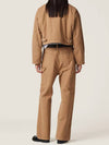 Garment Dyed Gabardine Straight Pants Cord - MIU MIU - BALAAN 5