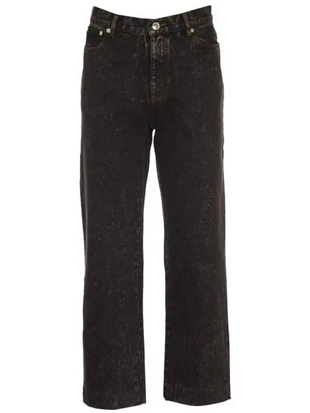 SAILOR High Waist Crop Washing Black Jeans - A.P.C. - BALAAN 1