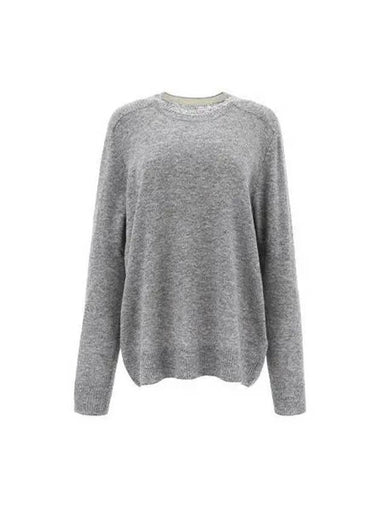 Knit women s stitch wool melange gray - MAISON MARGIELA - BALAAN 1