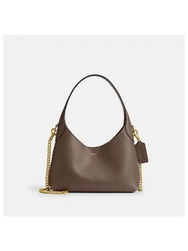 Brooklyn Shoulder Bag Brown - COACH - BALAAN 1