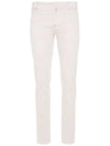 Men's Cotton Straight Jeans Ivory - KITON - BALAAN 2