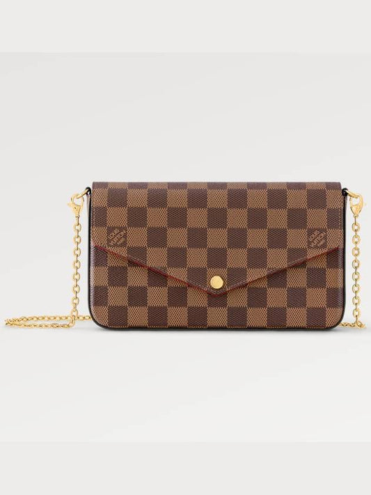 Pochette Felicie Chain Cross Bag Brown - LOUIS VUITTON - BALAAN 2