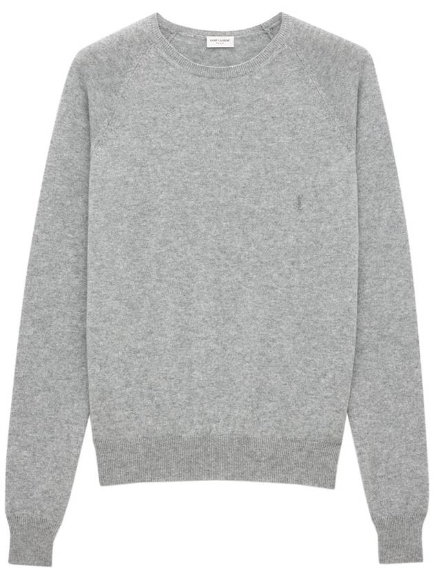 Saint Laurent  Sweaters Grey - SAINT LAURENT - BALAAN 1