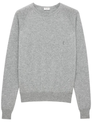 Saint Laurent  Sweaters Grey - SAINT LAURENT - BALAAN 1