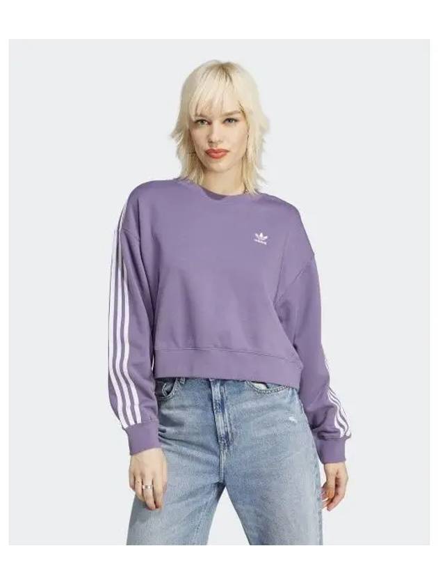 adidas 3S Sweatshirt Purple IK6483 - ADIDAS - BALAAN 1