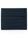 Intrecciato Weaving Card Wallet Navy - BOTTEGA VENETA - BALAAN 4