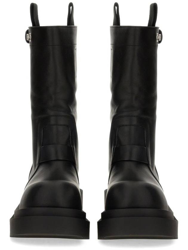 Rick Owens Leather Boot - RICK OWENS - BALAAN 4