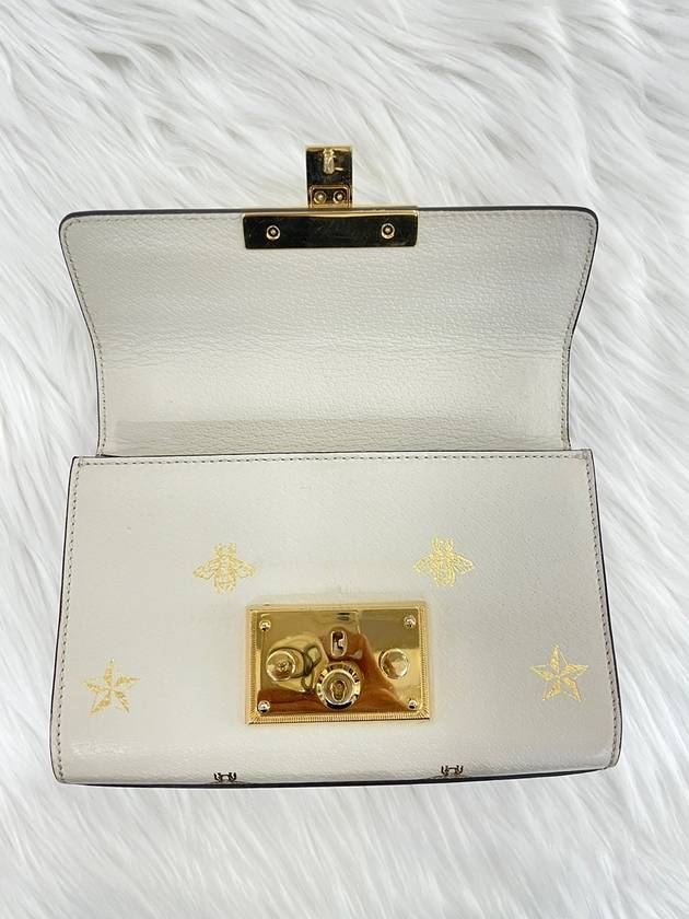 Women s Padlock Chain Cross Bag White 432182 Condition A - GUCCI - BALAAN 12