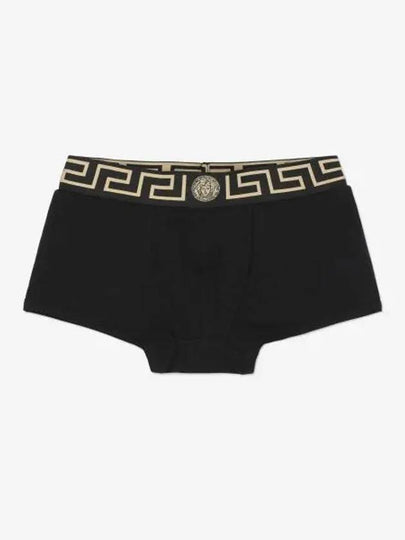 Elasticated Waistband Panties Black - VERSACE - BALAAN 2