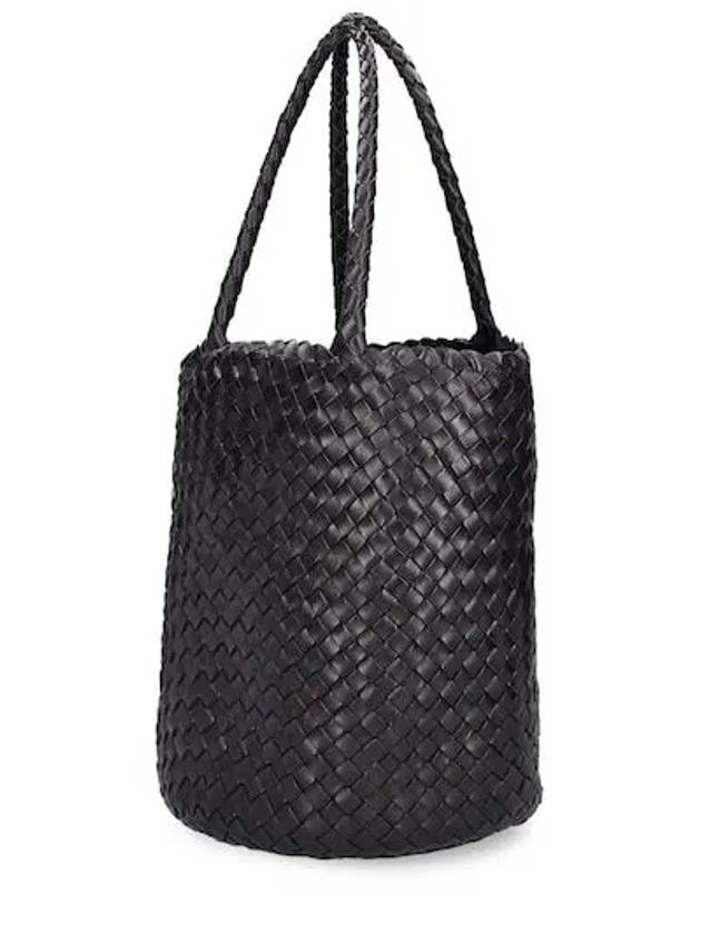 Hand Braided Top Hand Basket Black Tote Bag - DRAGON DIFFUSION - BALAAN 2