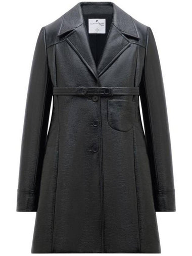 Trench Coat 323CMA104VY0014 9999 BLACK - COURREGES - BALAAN 1