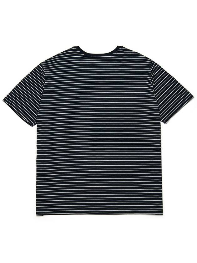 STRIPED POCKET LOOSE T SHIRT NAVY - ROLLING STUDIOS - BALAAN 2