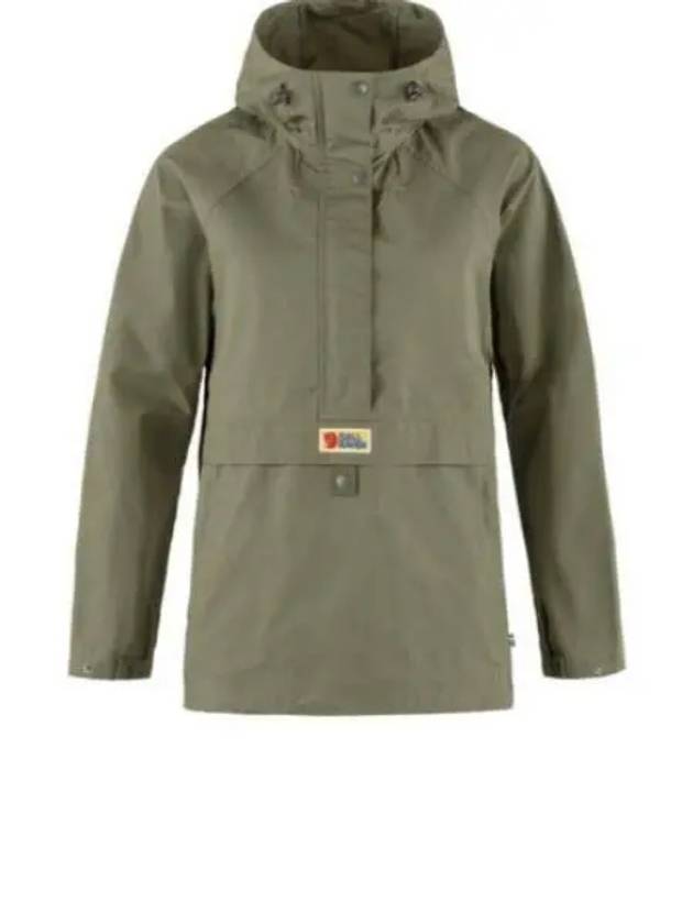 Women's Vardag Anorak Track Jacket Green - FJALL RAVEN - BALAAN 2