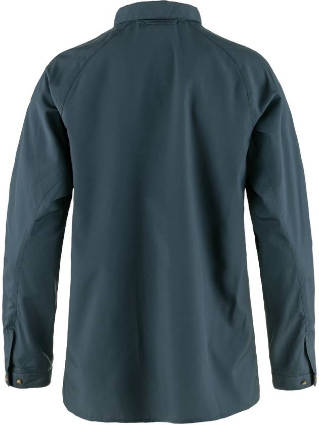 Women's Abisko Hike Long Sleeves Shirt Navy - FJALL RAVEN - BALAAN 3