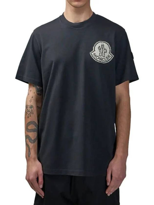 logo short sleeve t shirt 8C00004 83927 998 - MONCLER - BALAAN 1