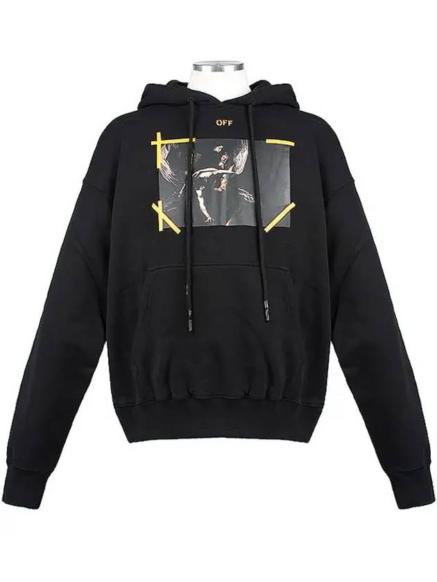 Men's Caravaggio Arrow Hoodie Black - OFF WHITE - BALAAN 3