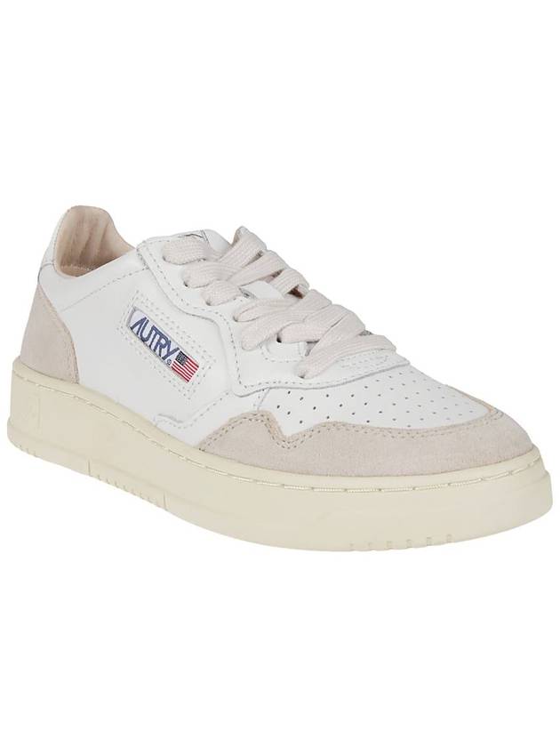 Medalist Goatskin Low Top Sneakers White - AUTRY - BALAAN 3