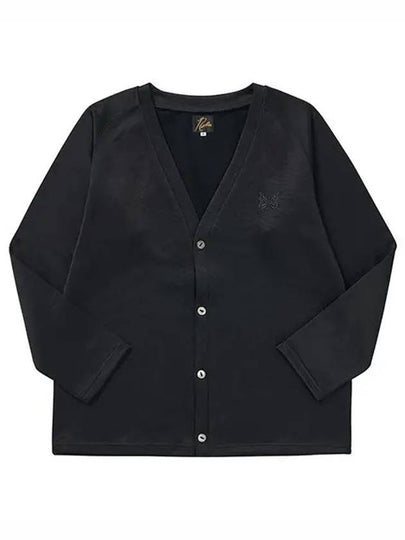 Tech Jersey V-Neck Cardigan Black - NEEDLES - BALAAN 2