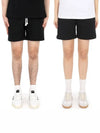 Forge Face Sweat Shorts Black - ACNE STUDIOS - BALAAN 3